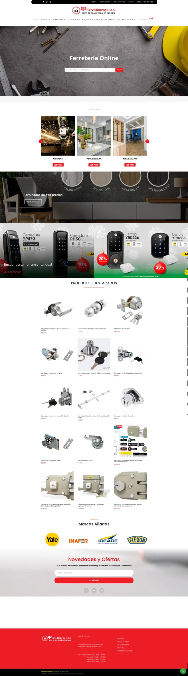 paginas web, tiendas virtuales, marketing digital, diseña2 company